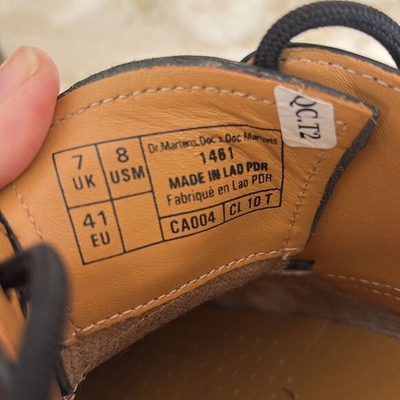 Dr. Martens 1461 Women’s Smooth Leather Oxford Shoes AS NEW - Picture 17 of 17